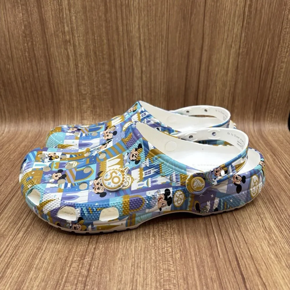 Walt Disney World 50th Anniversary X Crocs‎ Men’s Size 11 Mickey Minnie
